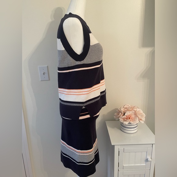 Ann Taylor Striped Sweater Pencil Skirt and Tank Set. Size Small - Picture 6 of 13